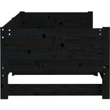  Izvlečna dnevna postelja črna trdna borovina 2x(80x200) cm, (20644057) | Shoptok.si