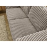 Bobochic Paris Smeđe-siva sofa za spavanje/sklopiva od samta 220 cm Hugo – | shoptok.hr