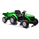  HC-306 Traktor na baterije s prikolicom, svijetlo zelena 24V Slike