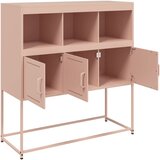  Komoda ružičasta 100,5x39x107 cm čelik | shoptok.hr