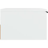 vidaXL Stenske nočne omarice 2 kosa bele 34x30x20 cm | Shoptok.si