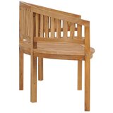 vidaXL Klupa u obliku banane od masivne tikovine 180 cm | shoptok.hr