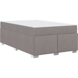  Konstrukcija postelje z vzmetnico Taupe 120 x 200 cm blago, (5000127593) | Shoptok.si