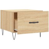  Stolić za kavu boja hrasta 50 x 50 x 40 cm konstruirano drvo | shoptok.hr