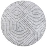 Elle Decoration Svijetlo sivi okrugao tepih ø 200 cm Panglao New York Light Grey – | shoptok.hr