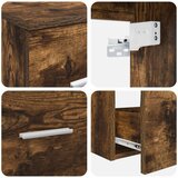  Set ormarića za kupaonicu 3 kom. Dimljeni hrast Smeđa 49,5 x 41 x 64,5 cm | Shoptok.si