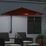  Vrtni suncobran Terakota 248 x 248 x 148 cm Poliester i čelik | Eponuda.ba
