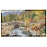 Artsy Doormats Predpražnik iz reciklirane plastike 40x70 cm Autumn Nature Landscape – Cene