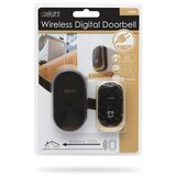 Delight Brezžični zvonec na elektriko črna/zlata barva enojni | Shoptok.si