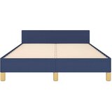  Posteljni okvir z vzglavjem moder 120x190 cm tkanina, (21142795) | Shoptok.si