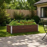  Povišeni vrtni krevet Crna 100 x 40 x 24 cm | shoptok.hr