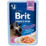 Brit Premium Cat Delicate Fileji v omaki z lososom,sterilised 85 g vrečka Cene