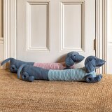 Rex London Rožnato-siva zaščita za vrata proti prepihu 17x76 cm Sausage Dog – | Shoptok.si