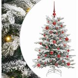  Umjetno božićno drvce s nogom Bijelo 120 cm PE i PVC | shoptok.hr