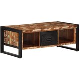 vidaXL Višebojni stolić za kavu 90x50x36 cm puno drvo obrađeno Cijene