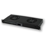 LAN-TEC FU.0019.T02 - 19 "prezračevalna enota, 1U, termostat, 2 x ventilator Cene