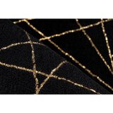 Kayoom RAVNO TKANA PREPROGA Bijou 125 Schwarz / Gold 120/170 cm črna, zlate barve | Shoptok.si