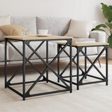  Uklapajući stolići za kavu 2 kom boja hrasta konstruirano drvo | shoptok.hr