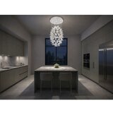  LED kristalna stropna svetiljka SAMOA LED/30W/230V, prečnik 40 cm, sjajni hrom + daljinski upravljač | Eponuda.com