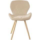 ITALIAN DESIGN BEŽ PREŠIT STOL EIFFEL (54,5X53X71 - SEDEŽ 45,5CM), (21300025) Cene
