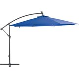 vidaXL Konzolni suncobran s aluminijskom šipkom 350 cm plavi | shoptok.hr
