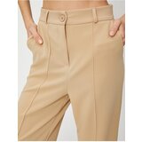 Koton Fabric Trousers Straight Leg Ribbed Pocket Detailed Buttoned | ePonuda.com
