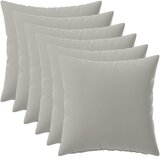  Presvlaka za jastuk 6 pcs HEERLEN Siva 35 x 35 cm Poliester | shoptok.hr