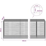  Gabion s žicom debljine 3 5 mm i mrežom 5x5 cm 550x100x100 cm - 100 cm 100 cm 550 cm | shoptok.hr