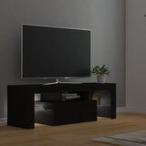 TV ormarić s LED svjetlima crni 120 x 35 x 40 cm | Eponuda.ba