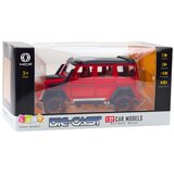 Metalni terenski automobil s povlačenjem unatrag, otvaranjem vrata, crveni 1:22 | shoptok.hr