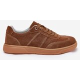 EVENTO Brown Suede Low Sneakers Women Paliana | shoptok.hr