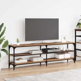 vidaXL TV omarica Star les 160 x 30 x 50 cm Inženirski les in železo | Shoptok.si