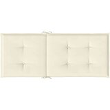  Jastuci za vrtne stolice 4 kom krem 120 x 50 x 3 cm od tkanine | shoptok.hr
