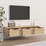  Stenska omarica sonoma hrast 102x30x20 cm konstruiran les, (20740524) | Shoptok.si