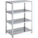 hofe Privijačen regal za dokumentacijo, pocinkan, višina regala 1150 mm, dvostransko, osnovni regal, širina x globina 750 x 600 mm | Shoptok.si