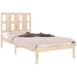  Posteljni okvir iz trdne borovine 100x200 cm, (20685185) | Shoptok.si