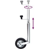 vidaXL podporno kolo za prikolico 48 mm pocinkano jeklo | Shoptok.si