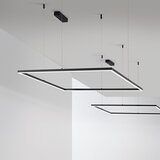 Ideal Lux led luster na sajli oracle slim LED/33W/230V 3000K 50x50 cm crna | Eponuda.com