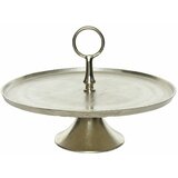 Metalni stalak za kolače - srebrni 391264 Cene