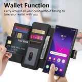 INF Magnetni snemljiv etui z denarnico za telefone Samsung Galaxy - črne barve Samsung Galaxy S25 Ultra, (21734122) Cene