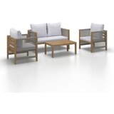 Bessagi Garden Lounge Garnitura Effie, 4-Delno, Svetlo Siva | Shoptok.si