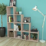 Furnova Stopničasta knjižna omara/ razstavna polica 142 cm videz hrasta, (21932359) | Shoptok.si