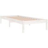 vidaXL okvir za krevet od masivne borovine bijeli 100 x 200 cm | shoptok.hr