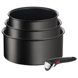 Tefal set posod 4-delni L3979202 Ingenio Eco-Resist | Shoptok.si