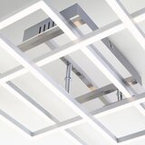 BRILO led prigušiva plafonski luster frame LED/51W/230V hrom + daljinski upravljač | Eponuda.com