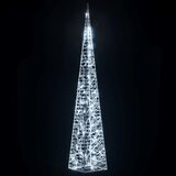  Akrilni ukrasni stožac s LED svjetlima hladni bijeli 90 cm | Eponuda.com