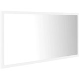 vidaXL LED kupaonsko ogledalo bijelo 90x8,5x37 cm konstruirano drvo | shoptok.hr
