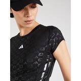 Adidas Tehnička sportska majica 'HYGLM' crna / bijela | shoptok.hr