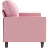  Kavč dvosed roza 140 cm žamet | Shoptok.si