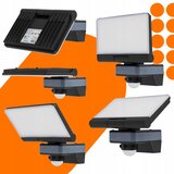  LED reflektor sa senzorom pokreta i sumraka LED/44W/230V 4200K IP54 crni Slike